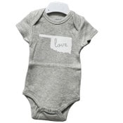 Wholesale - 0-3 month Gray Onesie, Oklahoma C/P 48, UPC: 885114634095
